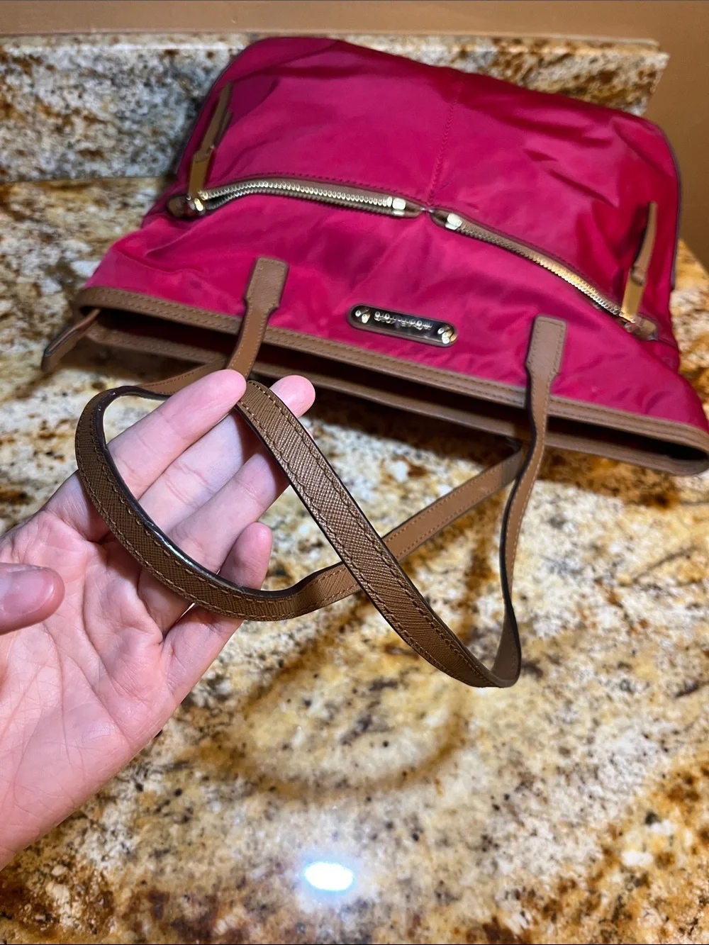 Michael Kors Nylon Hand Bag - Picture 7 of 8